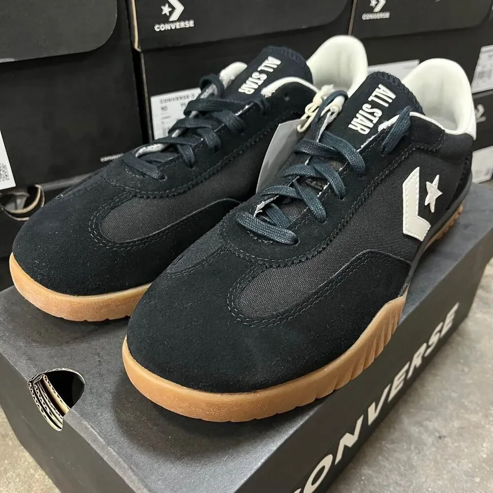 Converse Men's Black and Navy Trainers